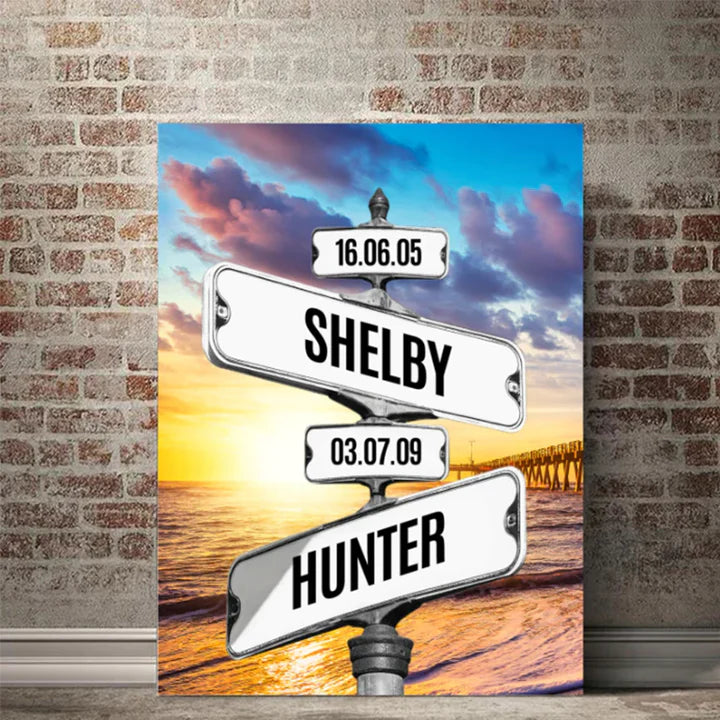 Personalized Canvas "Child's Date Of Birth" ๐ - CUSTLOVE