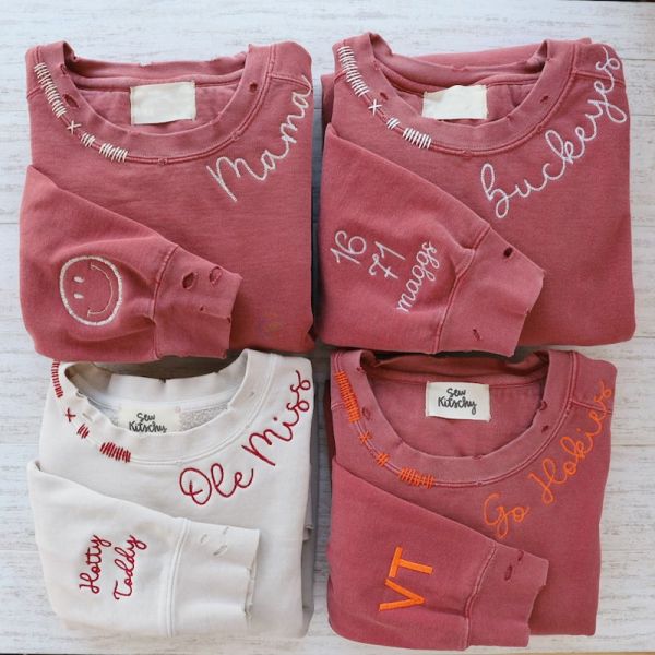 Custom Embroidered Crew Neck Sweatshirt