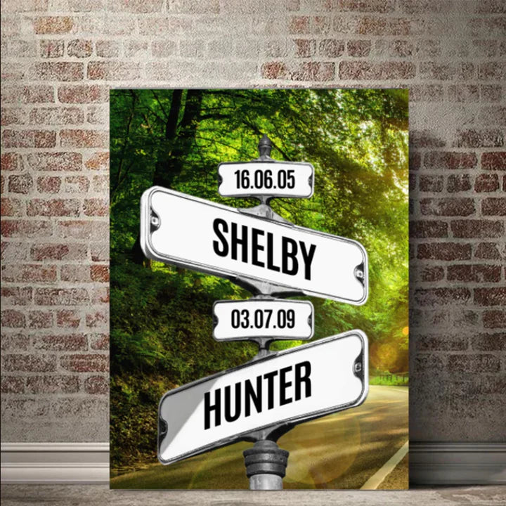 Personalized Canvas "Child's Date Of Birth" ๐ - CUSTLOVE