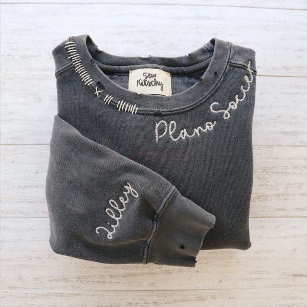 Custom Embroidered Crew Neck Sweatshirt