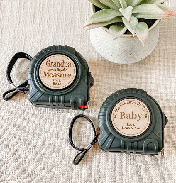 Personalized Gift Tape Measure and Hammer Best Gift for Dad
