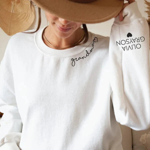 Personalized Mama Sweatshirt/Hoodie: A Special Gift for Mom