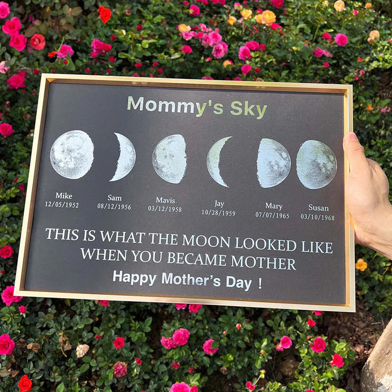 Customized Moon Phases for Special Mom Moments