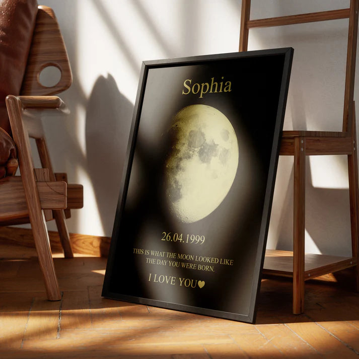 Custom Moon Phase Love Art Frame
