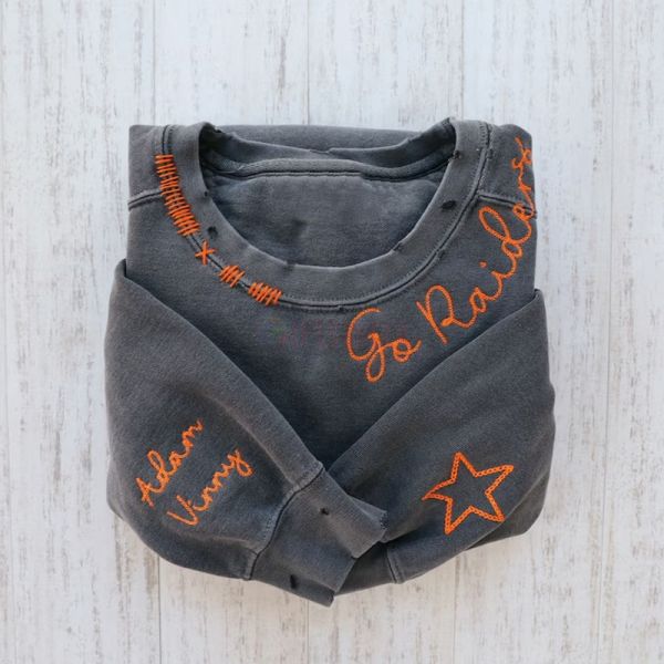 Custom Embroidered Crew Neck Sweatshirt