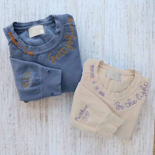 Custom Embroidered Crew Neck Sweatshirt