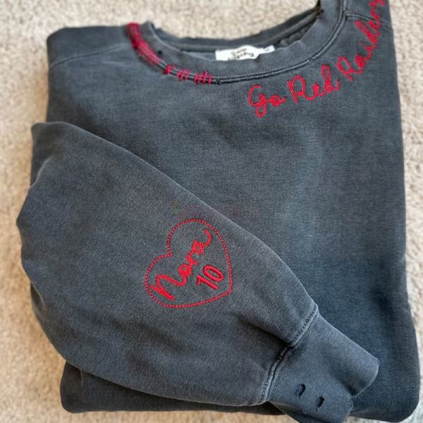 Custom Embroidered Crew Neck Sweatshirt