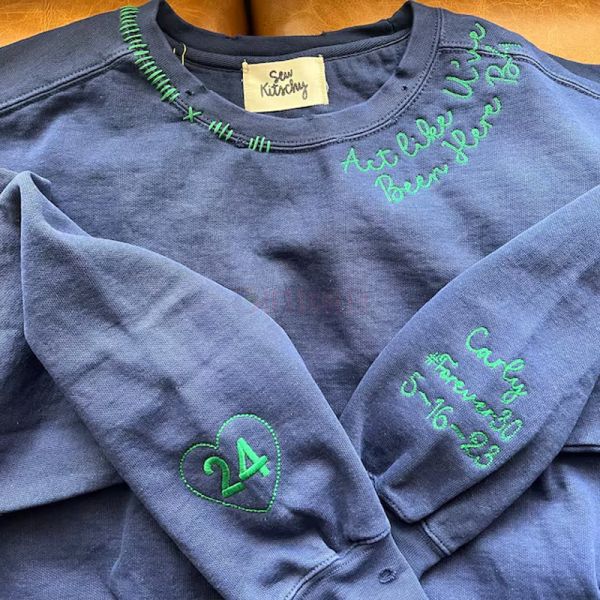Custom Embroidered Crew Neck Sweatshirt