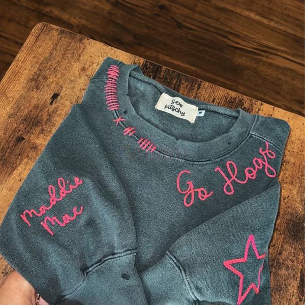 Custom Embroidered Crew Neck Sweatshirt