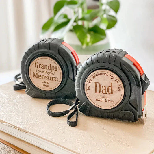 Personalized Gift Tape Measure and Hammer Best Gift for Dad