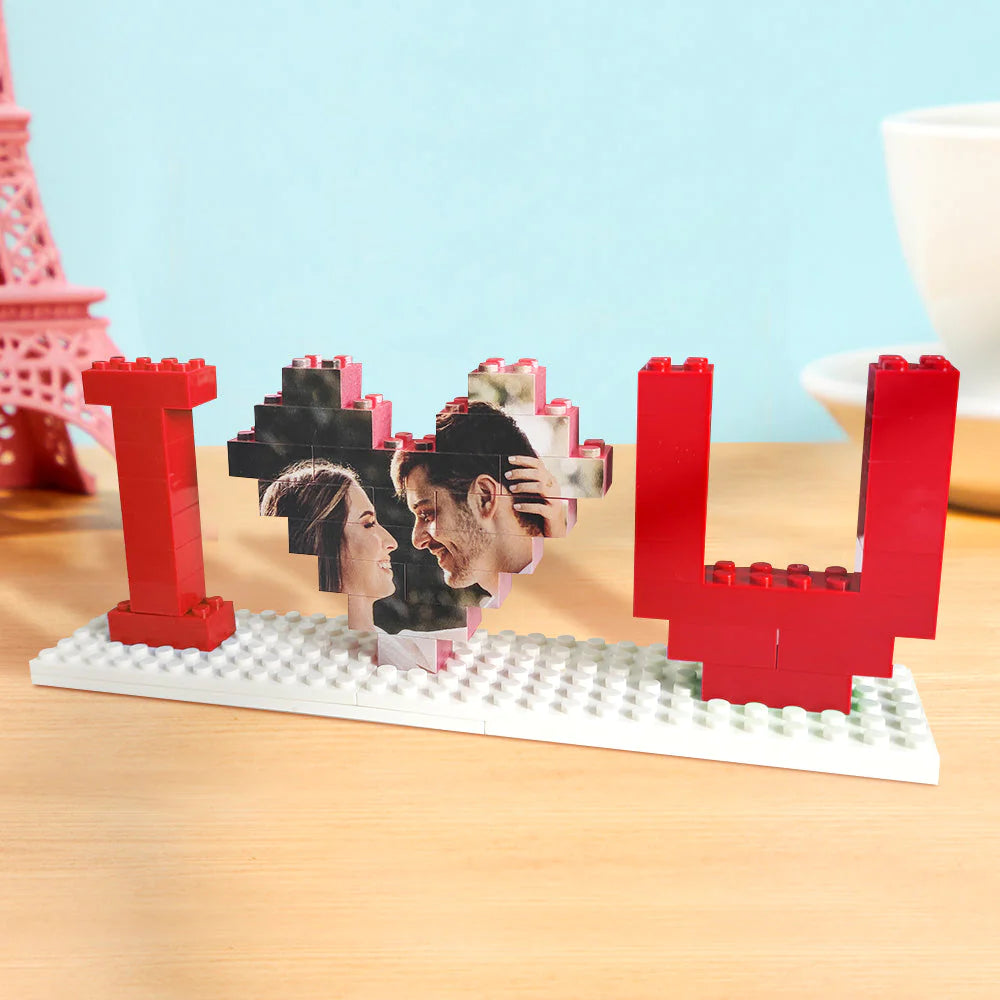 Personalized "I Love You" Brick Puzzles for Lovers - CUSTLOVE