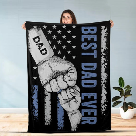 Personalized blanket for Father's Day Gift