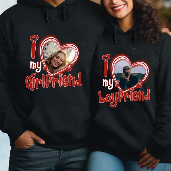 Boyfriend/Girlfriend Customized Tee💗 Crewneck💗 Hoodie - CUSTLOVE